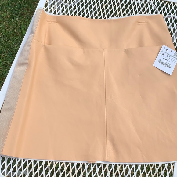 Zara Dresses & Skirts - 🎁 ZARA MINI PU NWT - Marshmellow SOFT LEATHER